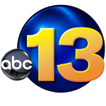 Alternate logo as "ABC 13", even though the station isn't identifed by that branding until recently