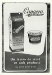 An advertisement for Caparra Dairy