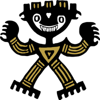 Rare variation used on a test card.