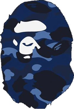 Camo bape logo discount