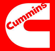 Red and white logo, used on locations