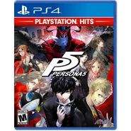 PlayStation Hits banner as seen on the PlayStation 4 North American cover art of Persona 5