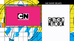 When shown on split-screen credits of the show on Cartoon Network.