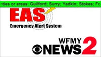 Emergency Alert System test card