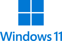 Windows 11 logo apilado