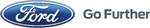 Horizontal logo with slogan "Go Further"