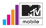 Inverted logo with colored lines