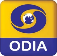 Logo with the word Odia in English.