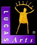 LucasArts GoldGuy logo purple