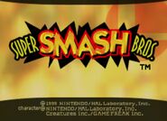 Super Smash Bros (1999) title