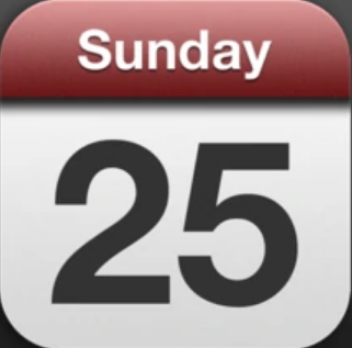 calendar icon iphone