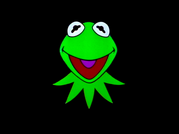 The Kermit head for the logo.