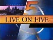 Live on Five Logo (1998) based on Eyewitness News Live On Five logo