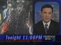 WABC Channel 7 Eyewitness News 11PM Weekend - Tonight ident for December 31, 2005