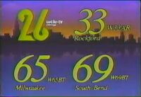 Logo when WFBN (then known as W33AR) was affiliated with WCIU-TV.