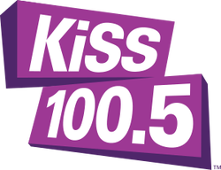 KiSS 100.5 (CHUR) logo