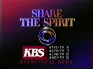 Station ID; used with other KBS stations (1986)