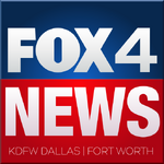 KDFW news logo with station ID (2013-present)