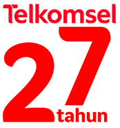 Telkomsel 27 Tahun Merah