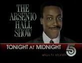 WAGA-TV Arsenio Hall Show promo 1989