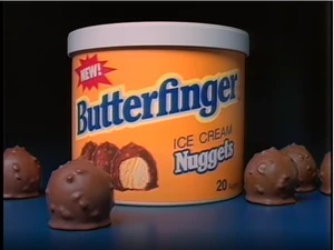 Butterfinger Ice Cream Nuggets