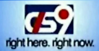 C/S 9 logo with the slogan "Right Here. Right Now" (2008-2009)