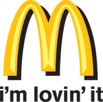 Flat variant with shadow and slogan