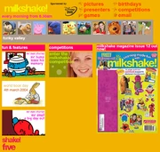Milkshake! Website 2004