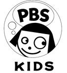 PBS Kids Prototype Dot Logo Trademark Print with wordmark