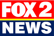 WJBK-TV's FOX 2 News logo from 1996-1997.