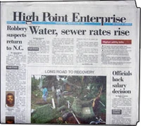September 2004 edition of the High Point Enterprise