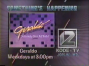KODE-TV Geraldo 1987 Promo