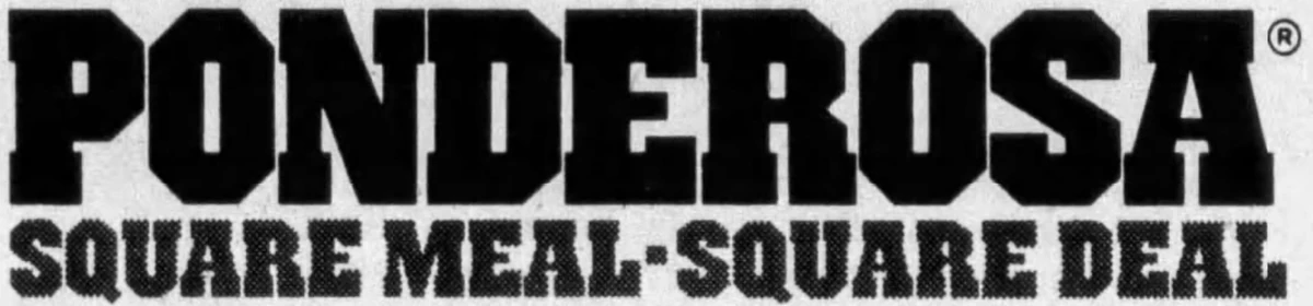 Ponderosa Steakhouse | Logopedia | Fandom