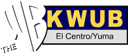 Cable-only The WB affiliation logo, as "KWUB" (1998–2003)