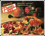 A pizza container was introduced in 1988