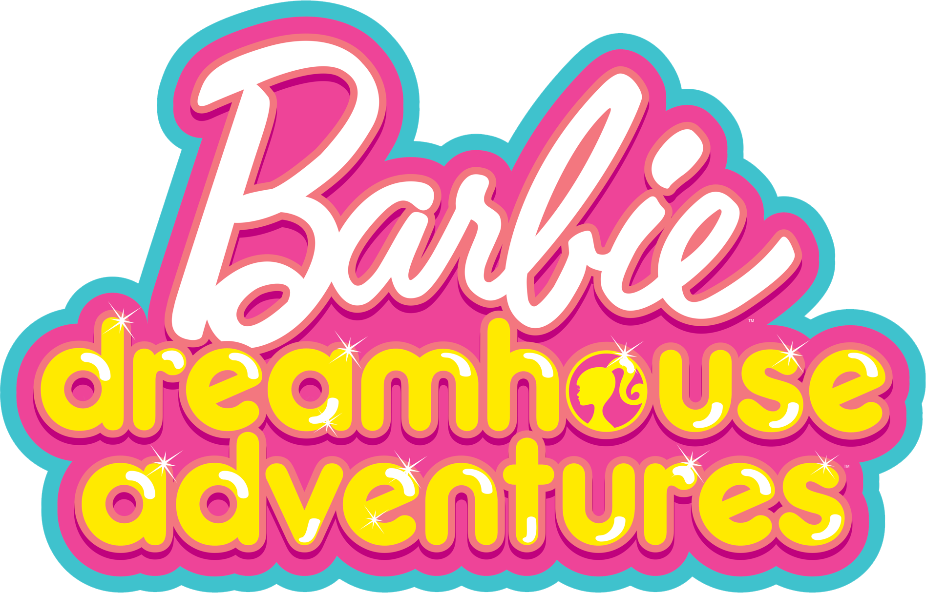 Barbie dreamhouse adventures logo hotsell
