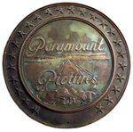 Bronze plaque used by New York City's former Paramount Theatre (1926-1964)