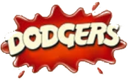 "Dodgers" umbrella brand logo introduced in 2011.