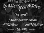 Silly Symphonies: Autumn (1930)