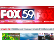 WXIN FOX 59 Webpage Logo 2012-2013