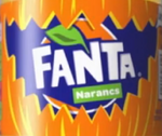 Fanta Narancs logo used during Halloween (Hungary)