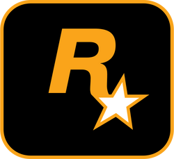 Selective Focus Rockstar Games Logo Prominent Stock Photo 2321397833