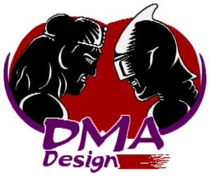 DMA Design 1990 logo