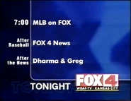 Schedule slide during Fox network promo (October 19, 2002)
