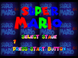 Super Mario 64, Logopedia