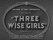 Three Wise Girls (1932)