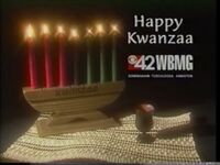 WBMG 42 CBS Happy Kwanzaa 1997