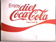 Version of Diet Coke logo as Diet Coca Cola