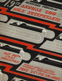 1931 500 program cover