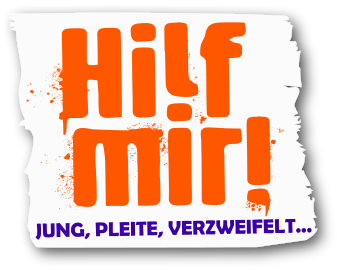 Hilf mir! Jung, pleite, verzweifelt… Logo